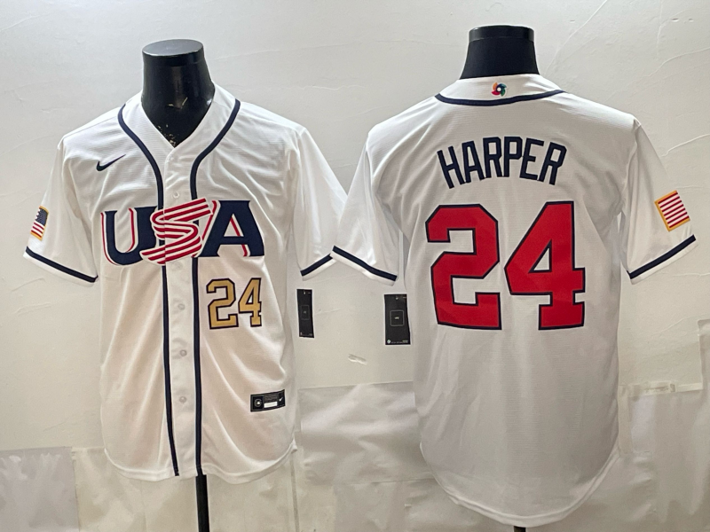 Men 2026 World cup white MLB Nike jersey 0093